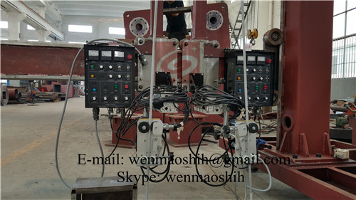 linea di saldatura del fascio di 4000-15000mm processo della saldatura di scoria elettrofusa della macchina