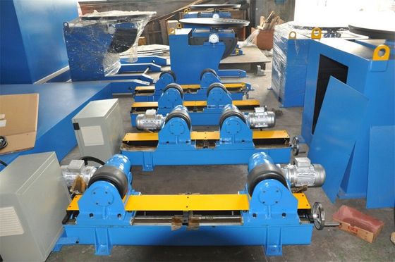 qualità  Automatic 20T Pipe Welding Rotator 2.2KW With Manual Travel Bogie fabbrica