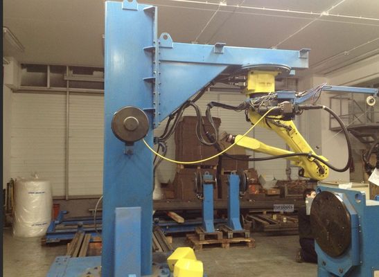 qualità  500mm 100KG Pipe Rotary Welding Positioners With Foot Pedal CE fabbrica