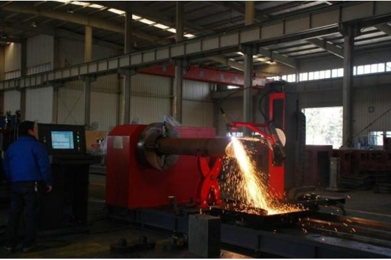 Uso industriale della macchina ossitaglio 60-600mm di CNC di profilo del tubo